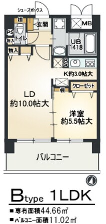 尼崎駅 徒歩8分 8階の物件間取画像